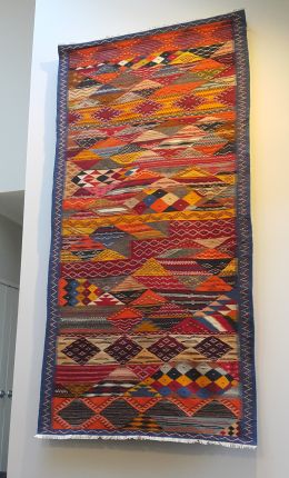 Hanged Rugs on the wall